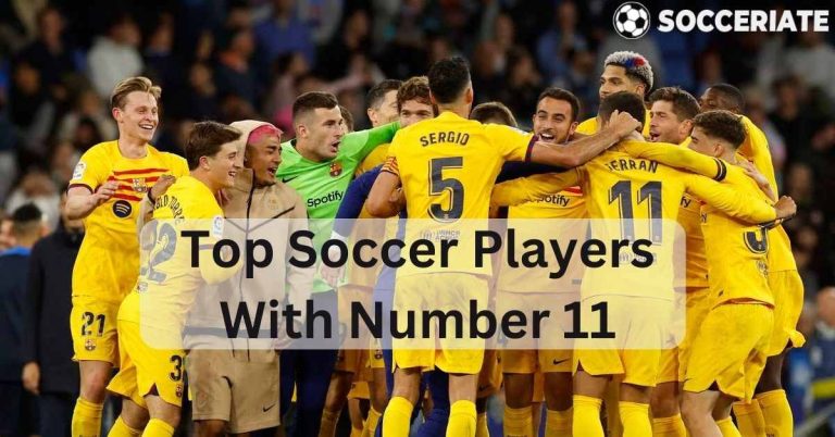 soccer players with number 11