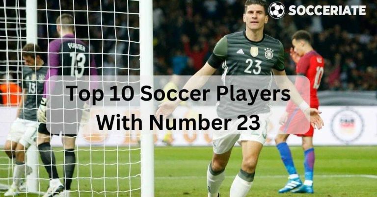 soccer players with number 23